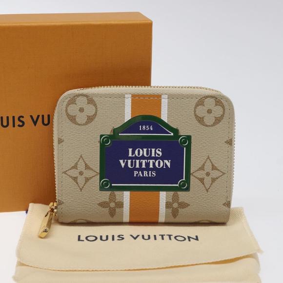 LOUIS VUITTON Monogram Monopanam Zippy Coin Purse Beige M82691 LV Auth BD1311AM - Picture 12 of 16